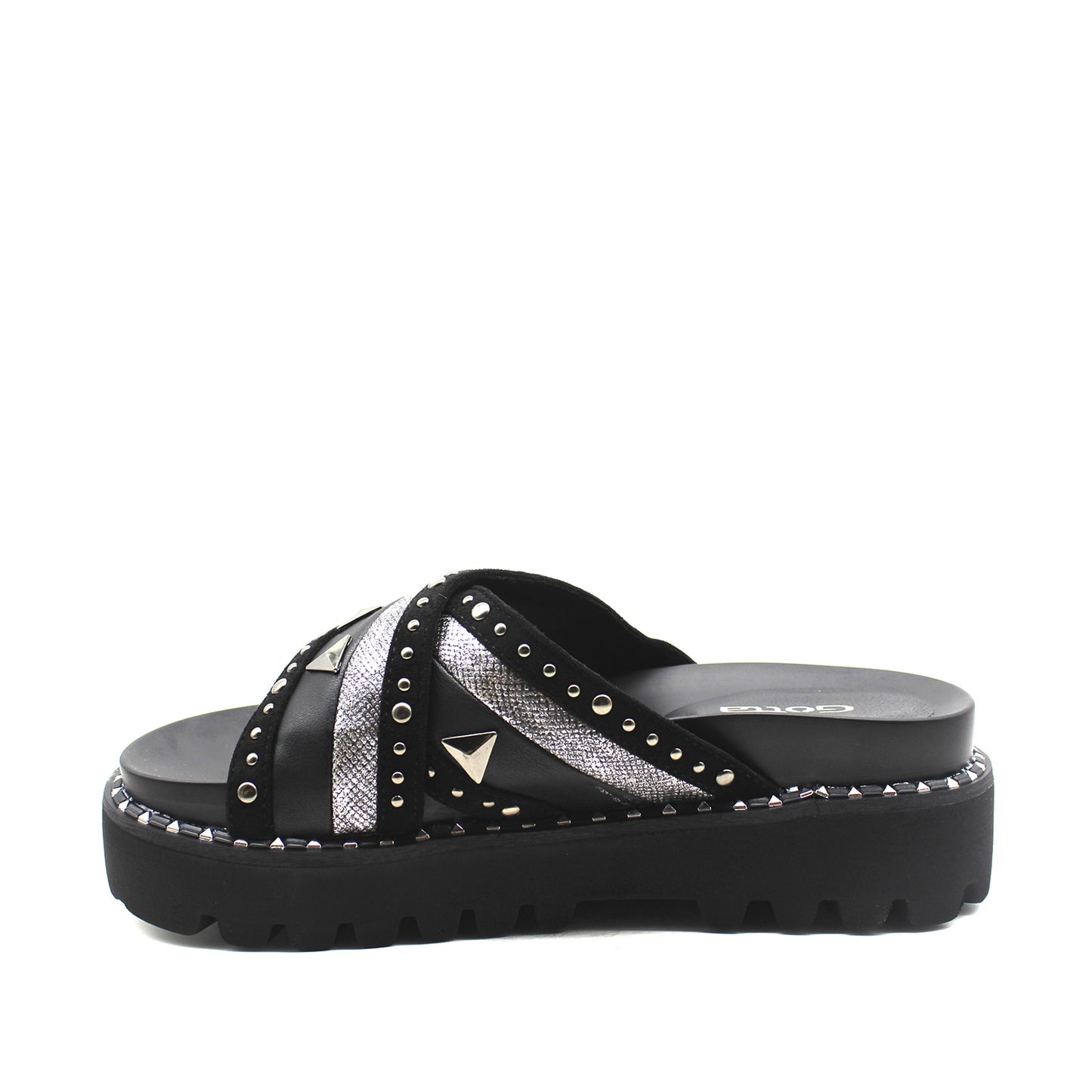Sandalia Negra Mujer 15733