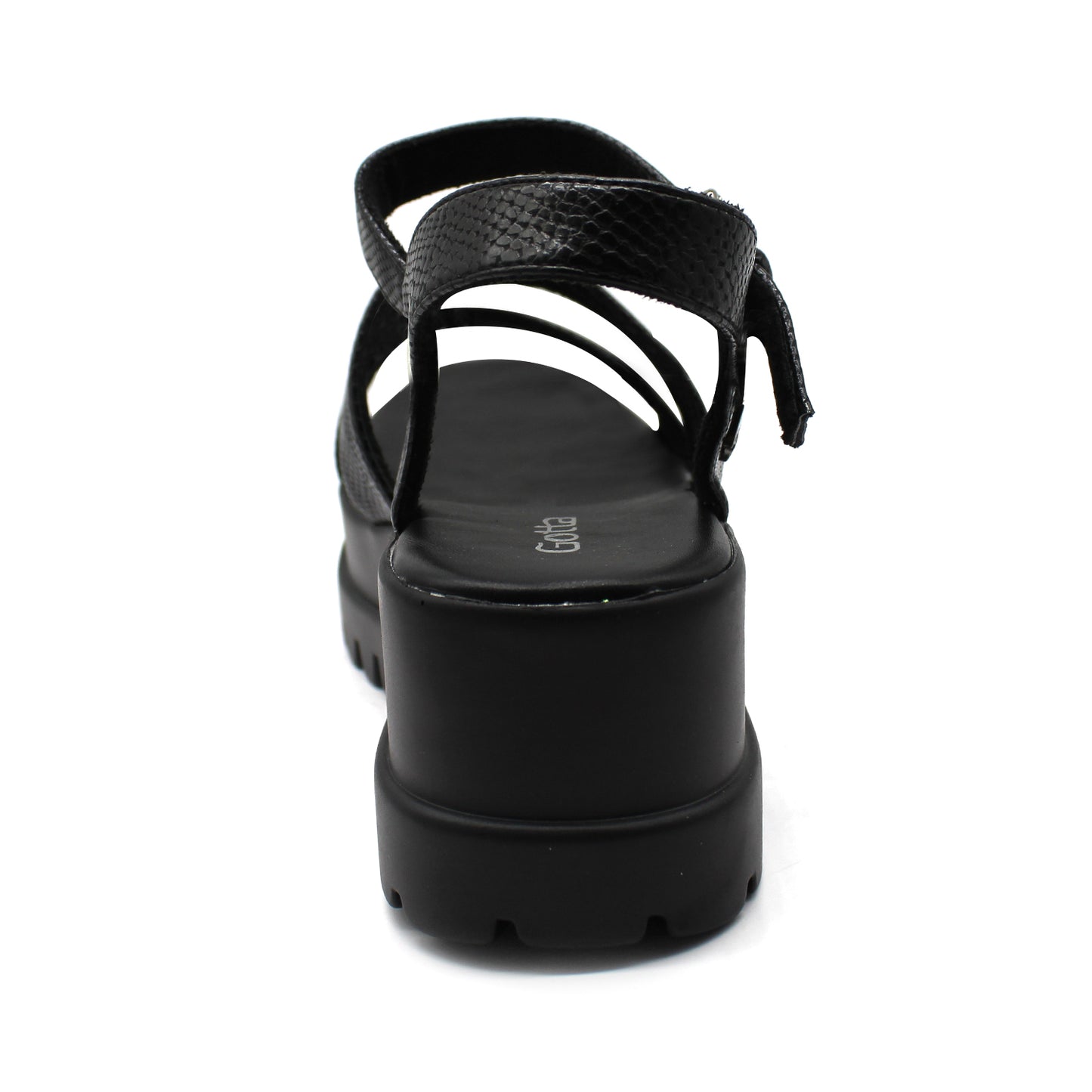 Sandalia Negra Mujer 15851