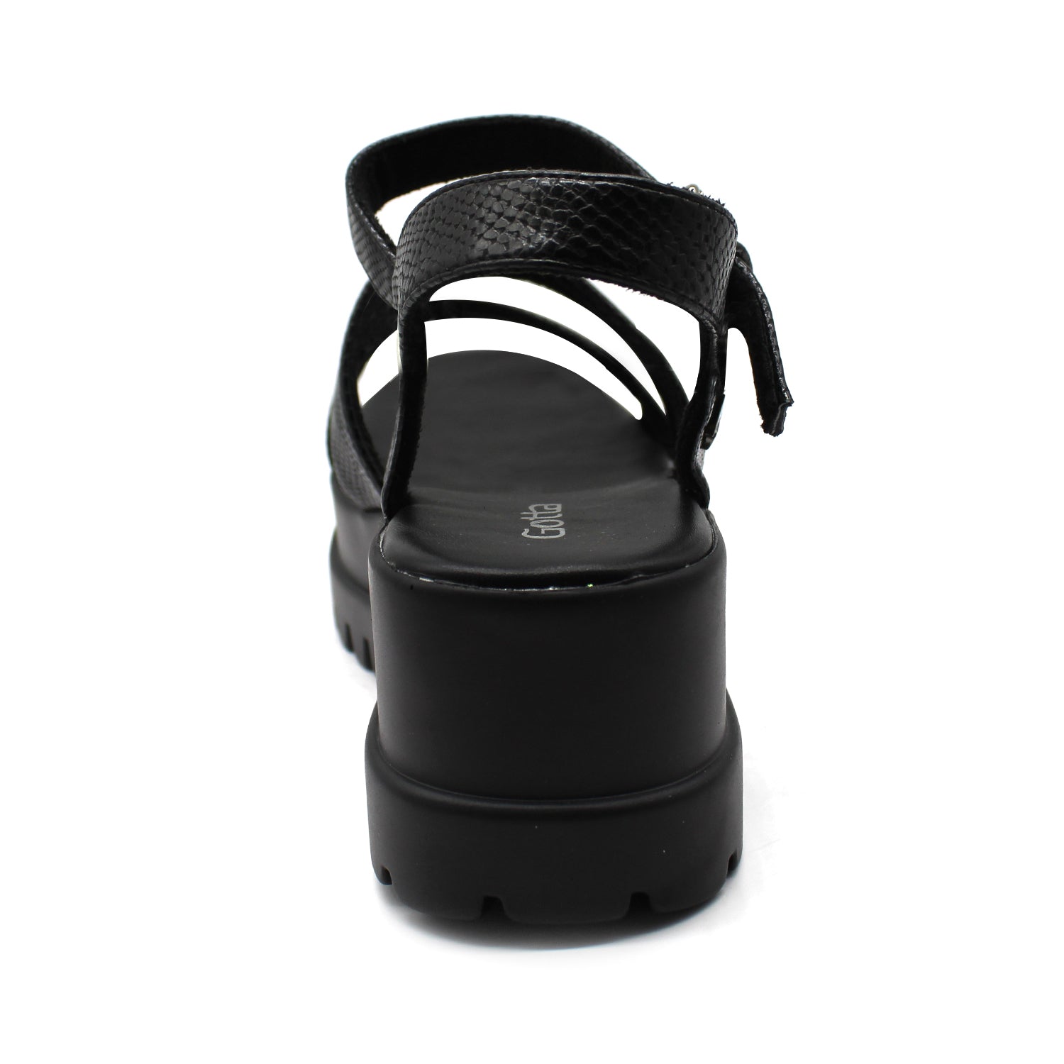 Sandalia Negra Mujer 15851