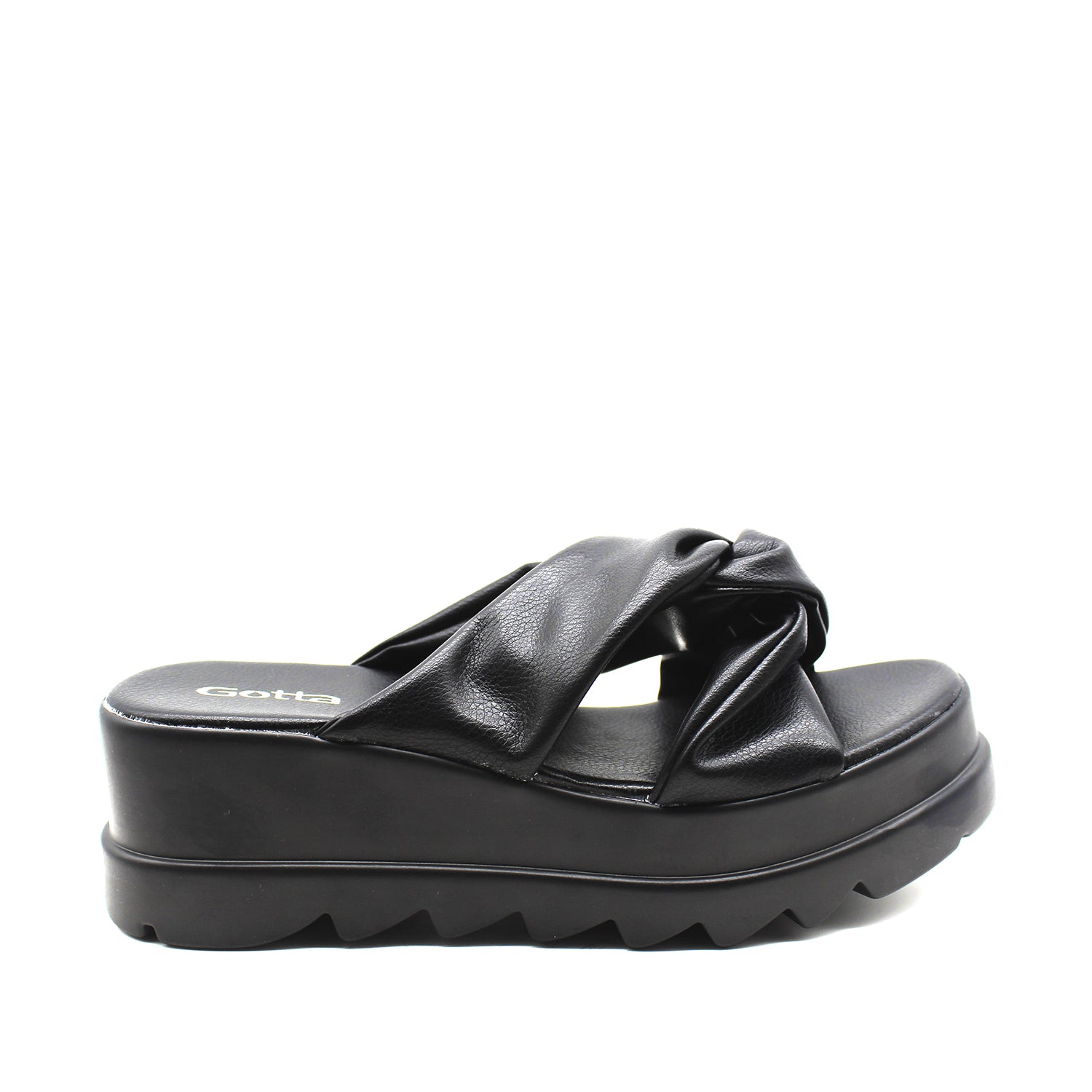 Sandalia Negra Mujer 15852