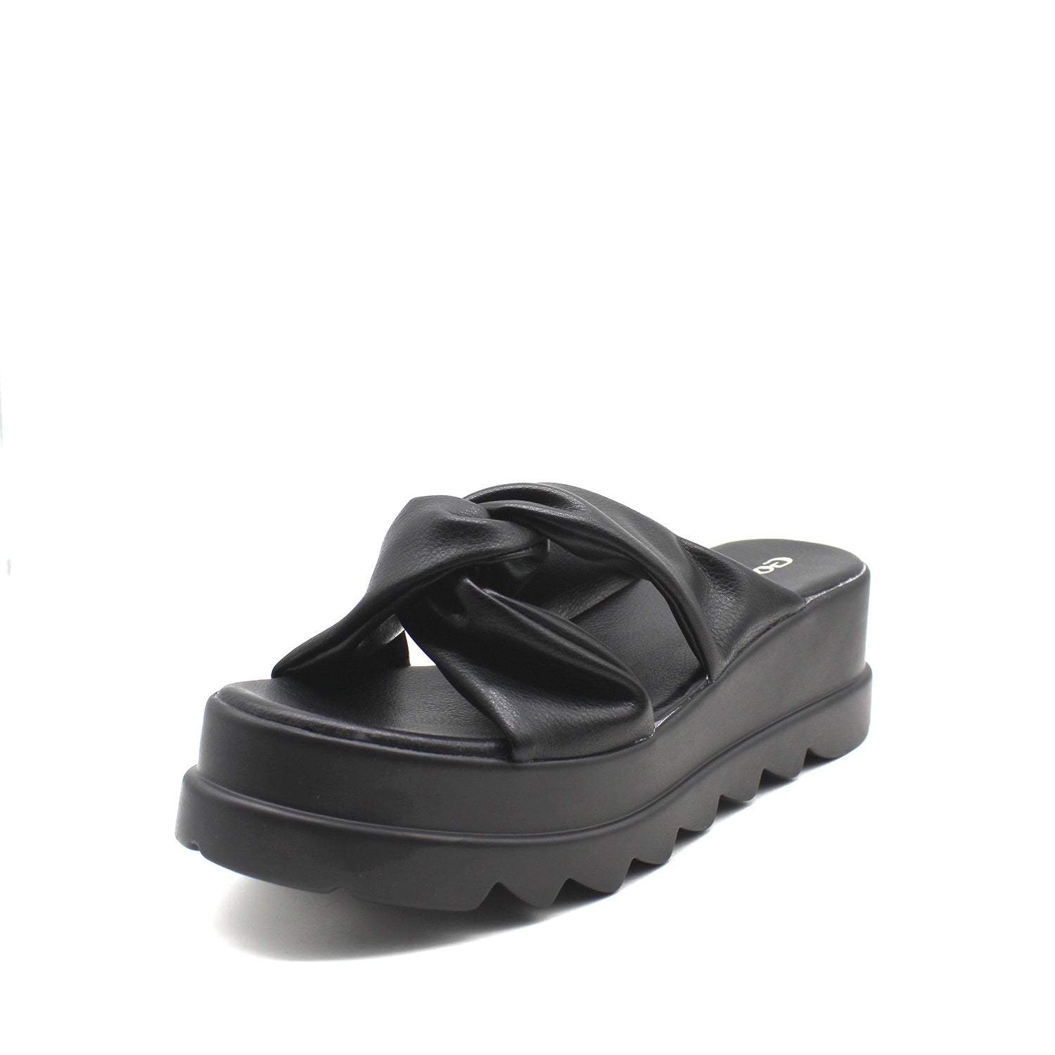 Sandalia Negra Mujer 15852
