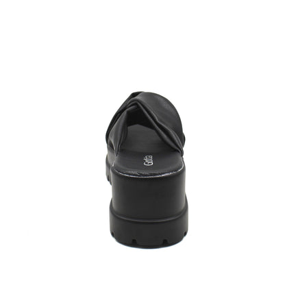 Sandalia Negra Mujer 15852