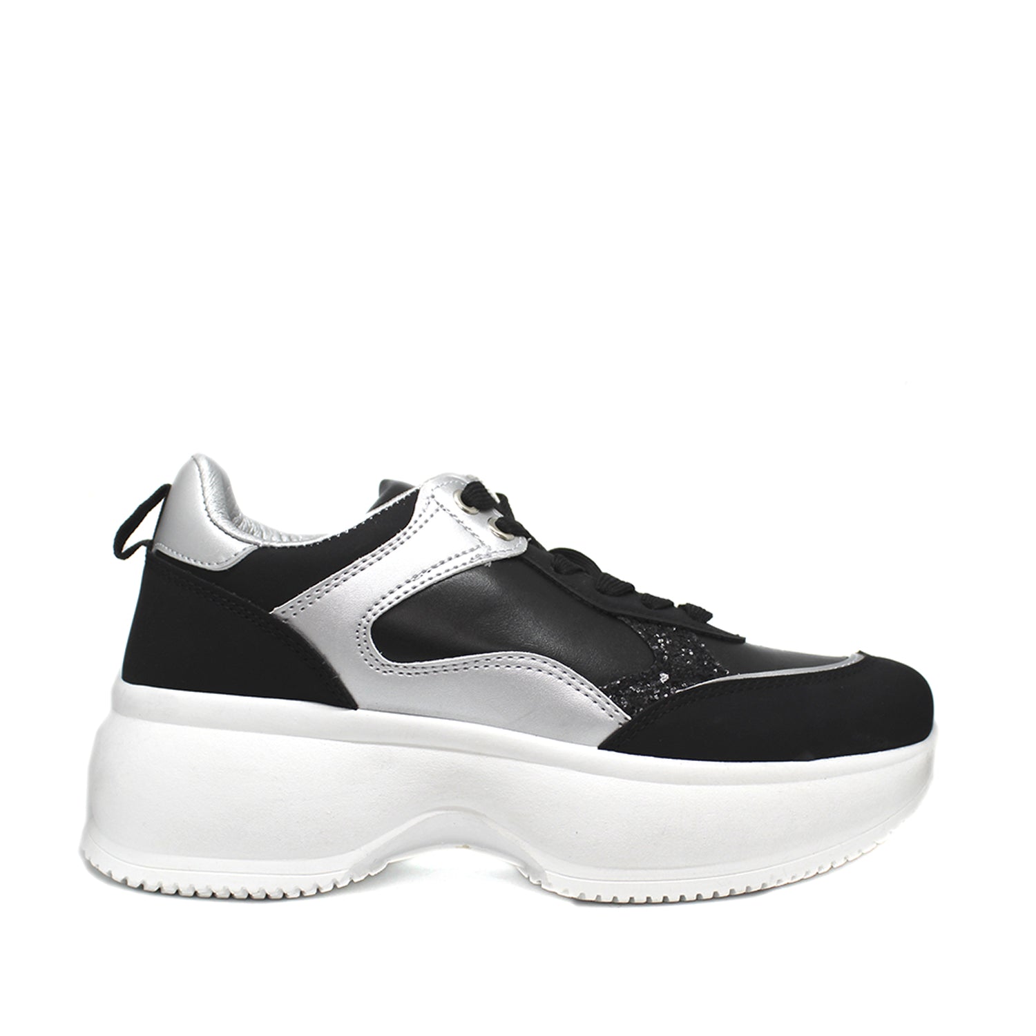 Zapatilla Negra Mujer 15911