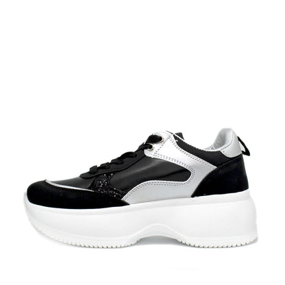 Zapatilla Negra Mujer 15911