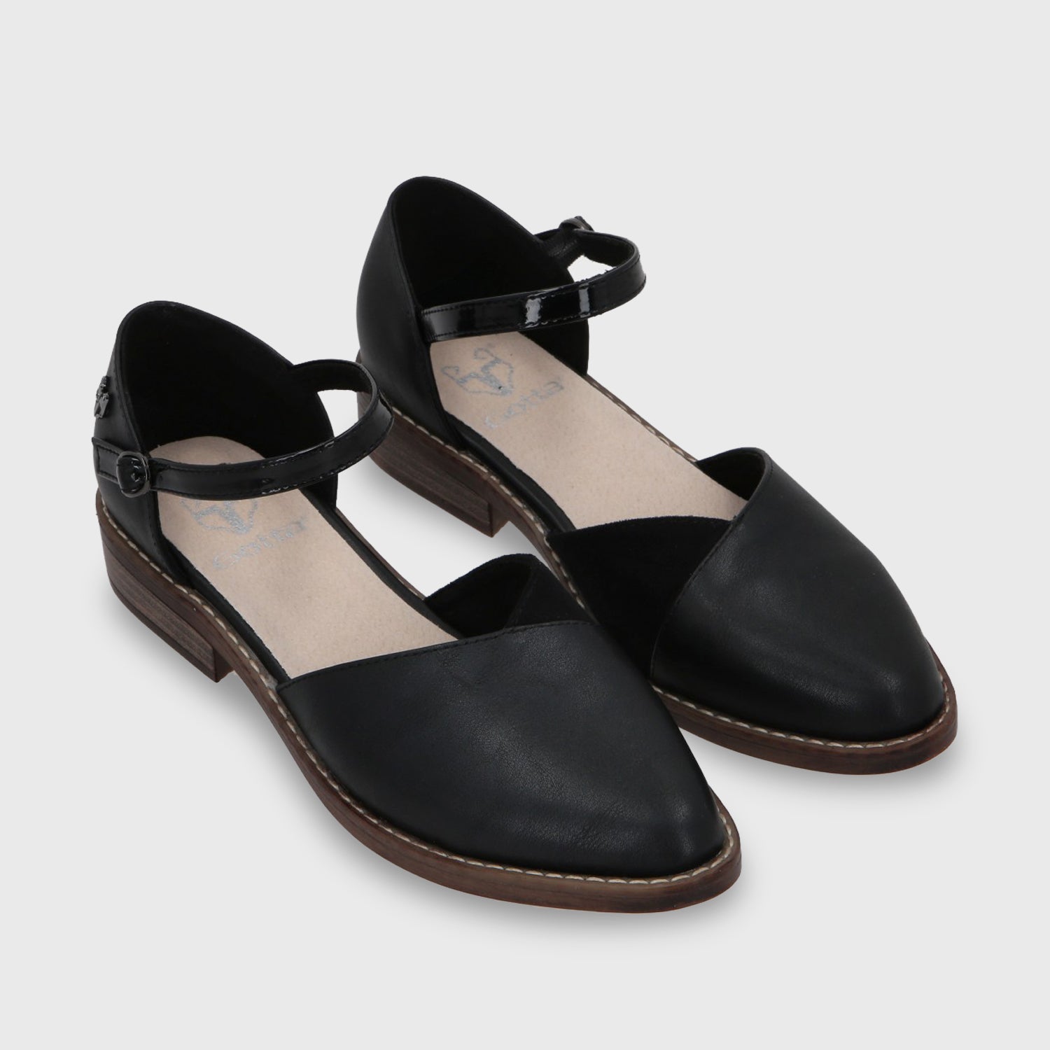 Sandalia Negra  Mujer 17578