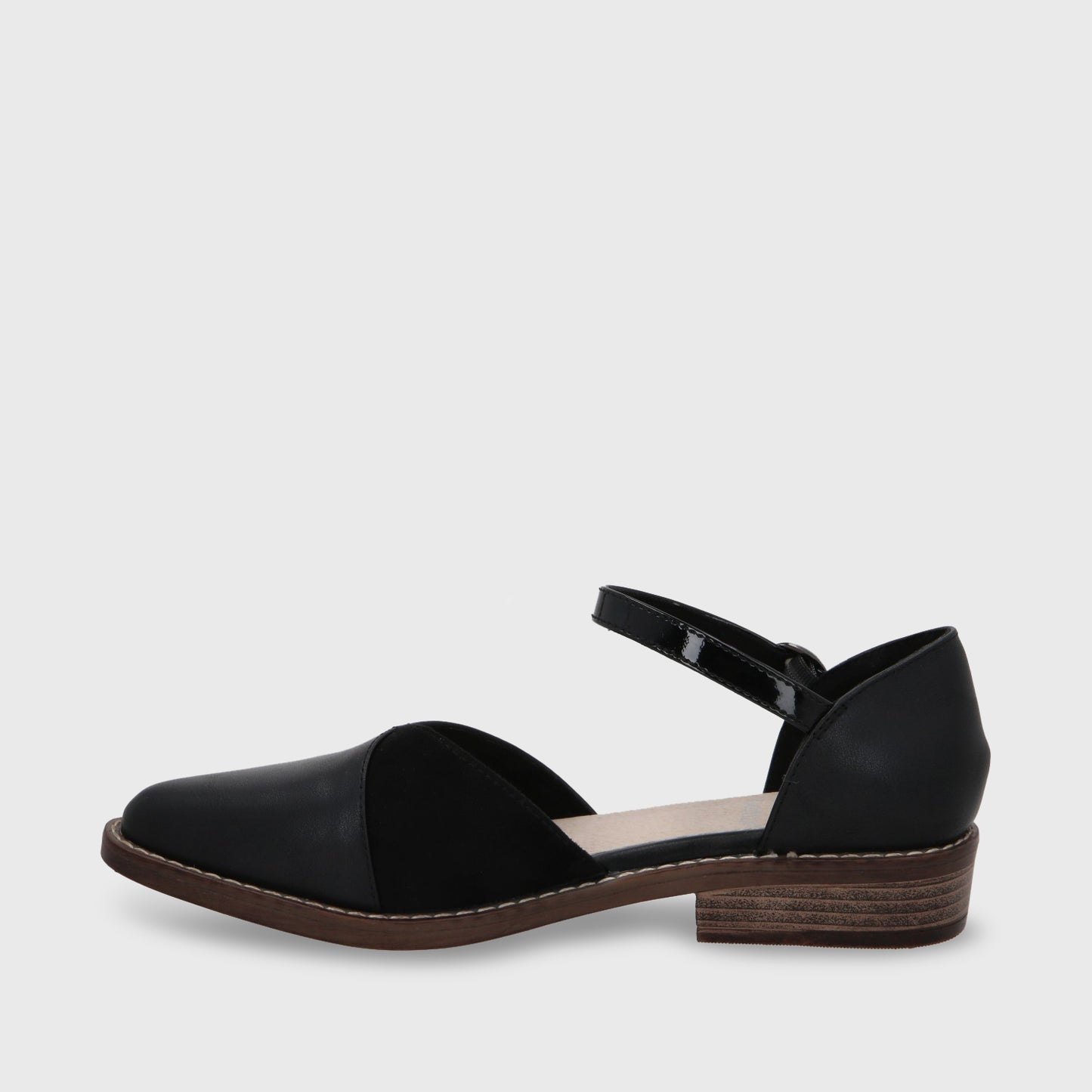 Sandalia Negra  Mujer 17578