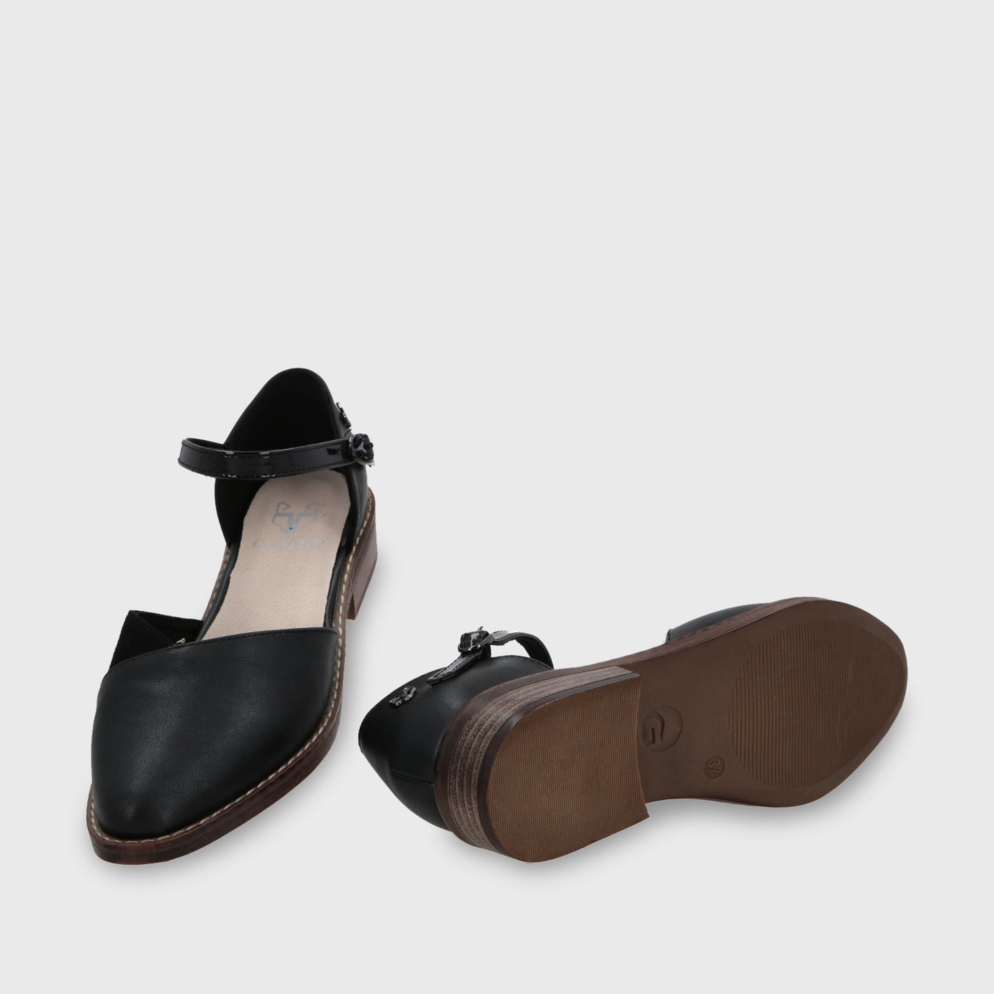 Sandalia Negra  Mujer 17578