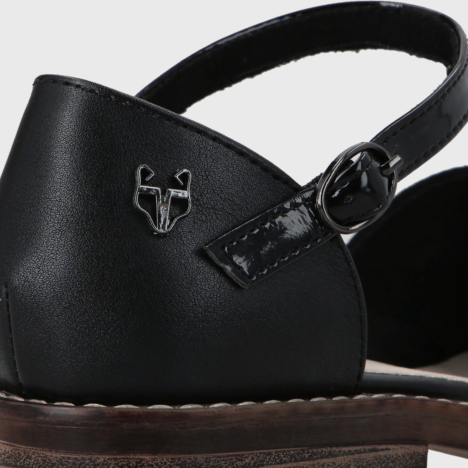 Sandalia Negra  Mujer 17578