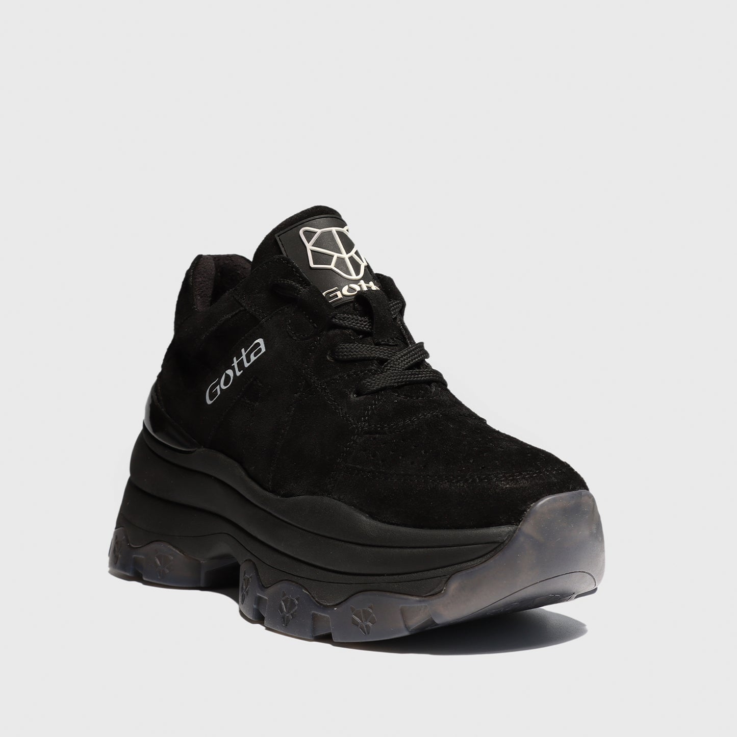 Zapatilla Cuero Negra Mujer 18540