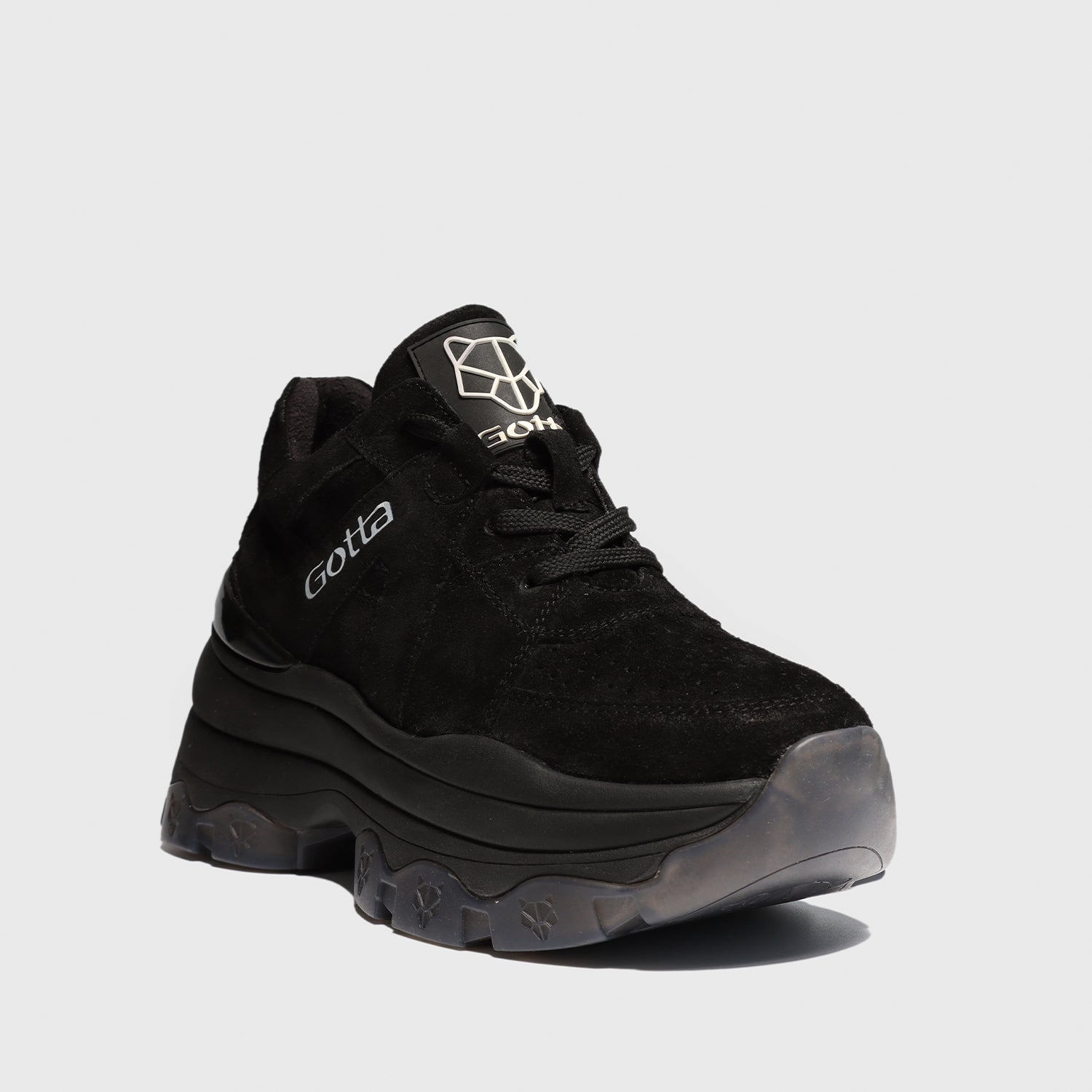 Zapatilla Cuero Negra Mujer 18540