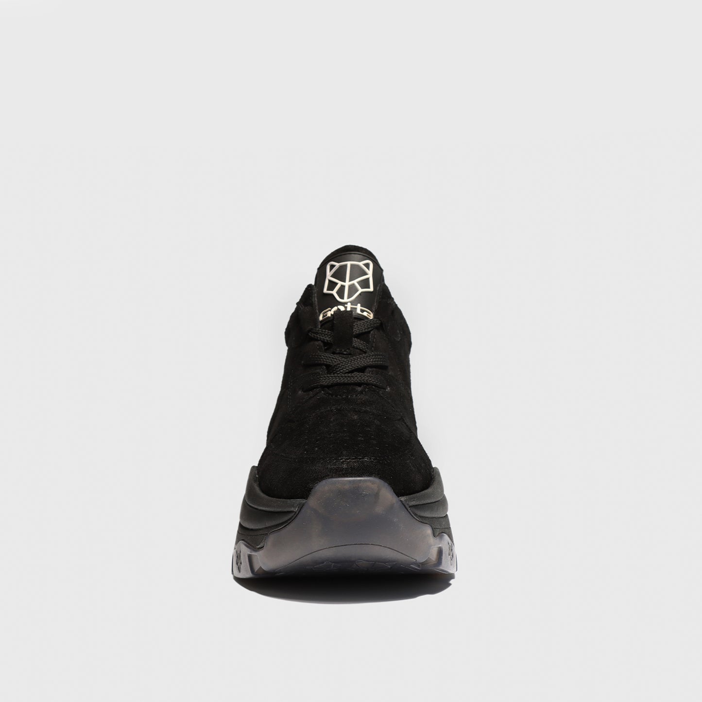 Zapatilla Cuero Negra Mujer 18540