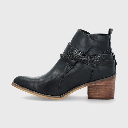 Botín Negro Mujer 23733