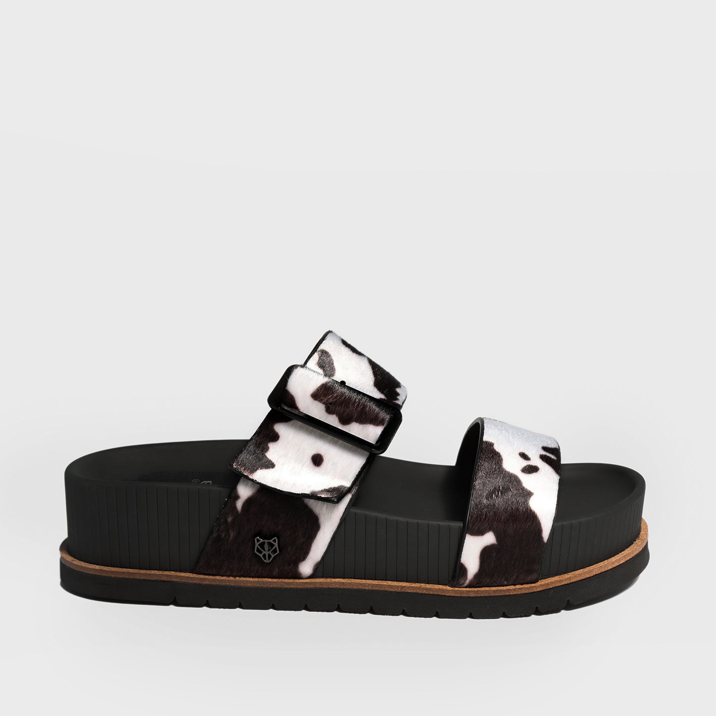 Sandalia Plataforma Animal Print Mujer 25291