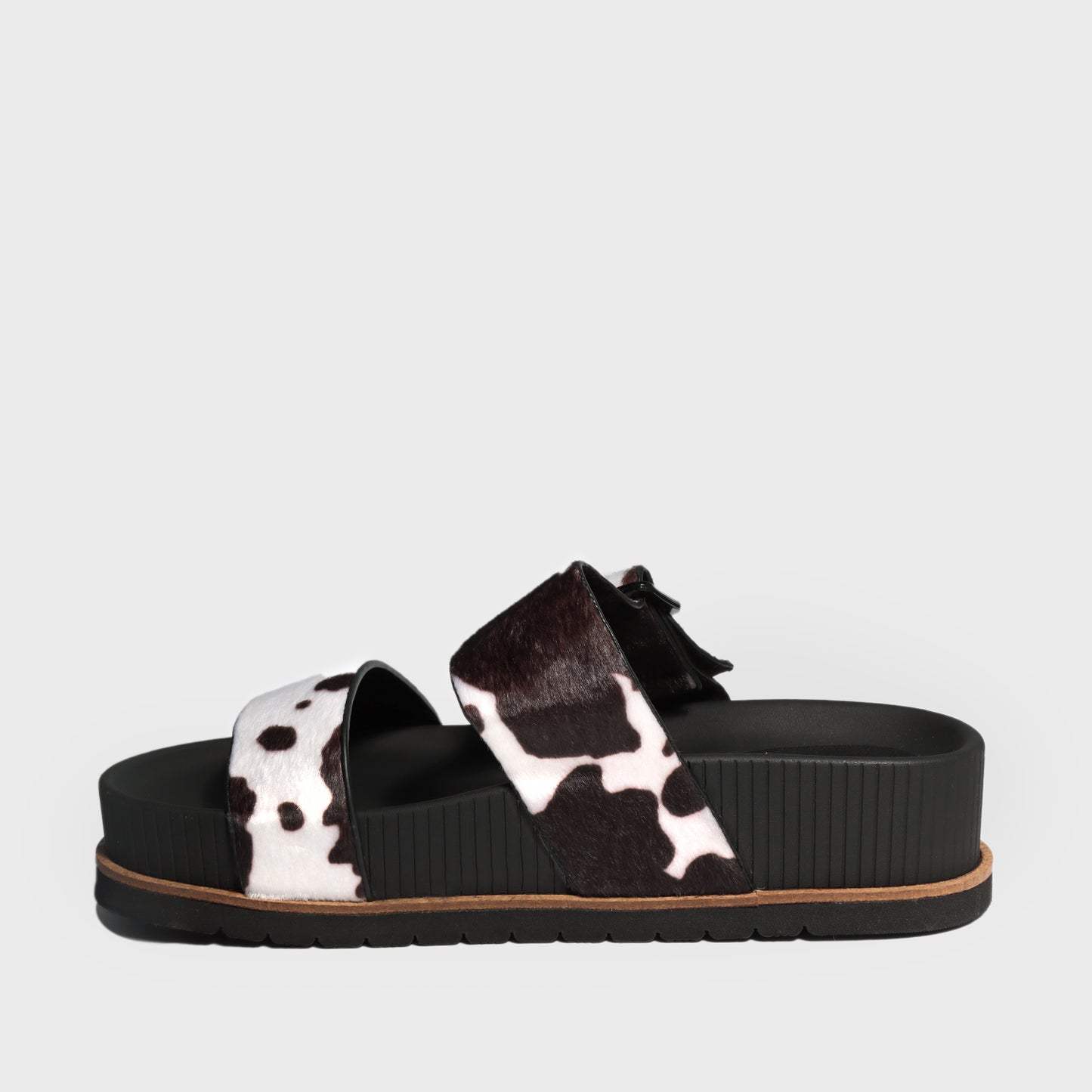 Sandalia Plataforma Animal Print Mujer 25291