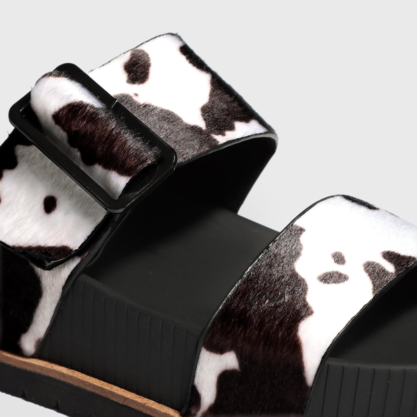 Sandalia Plataforma Animal Print Mujer 25291