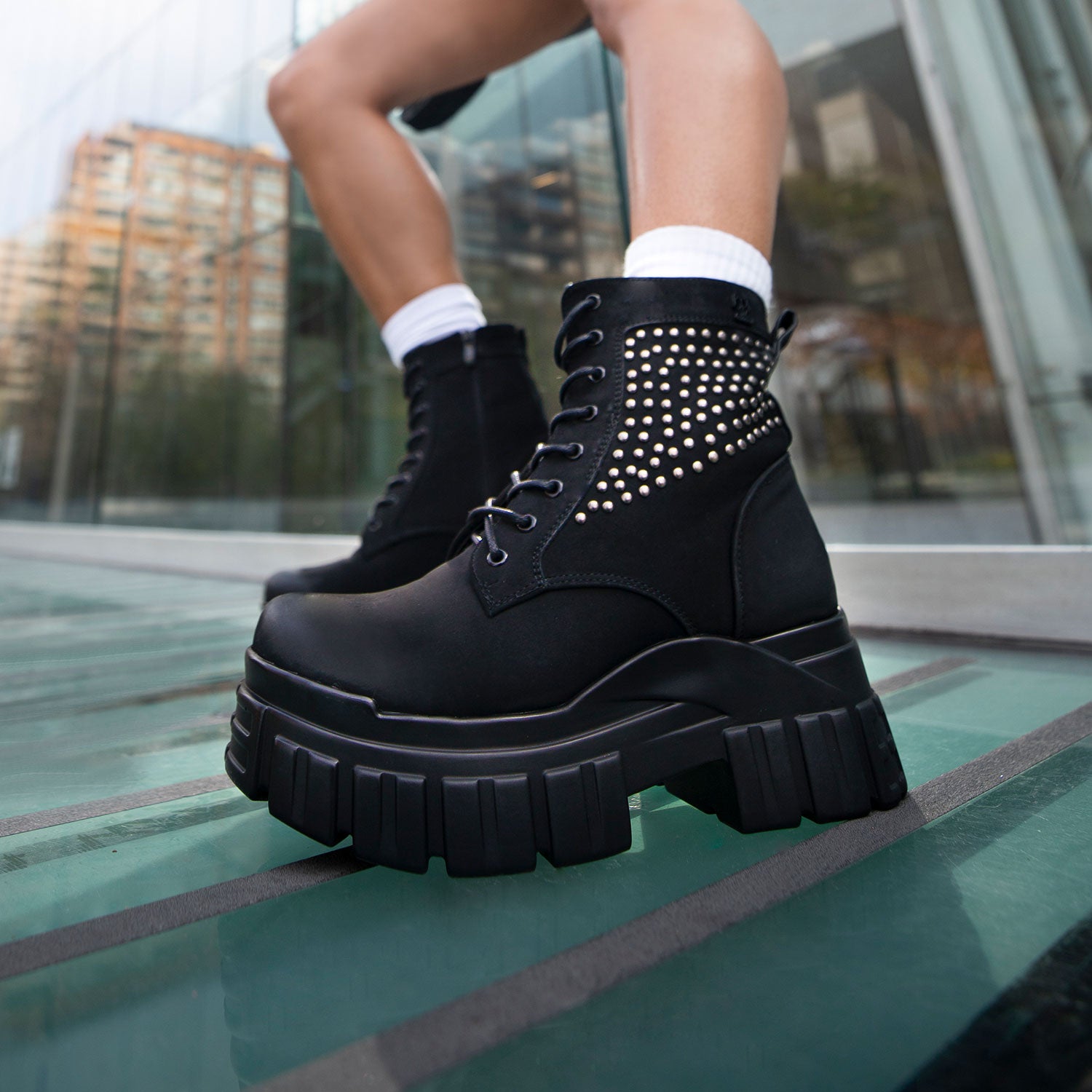 BOTÍN PLATAFORMA NEGRO GOTTA 25663 – Gotta Perú