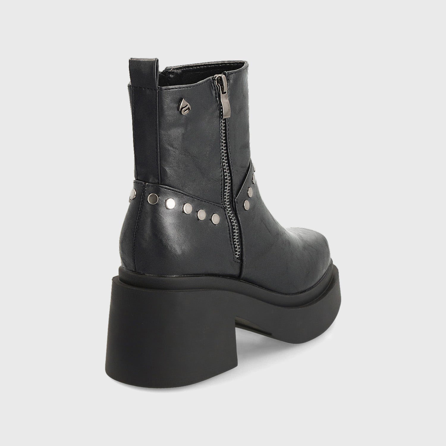 Botín Taco Negro Mujer 25670