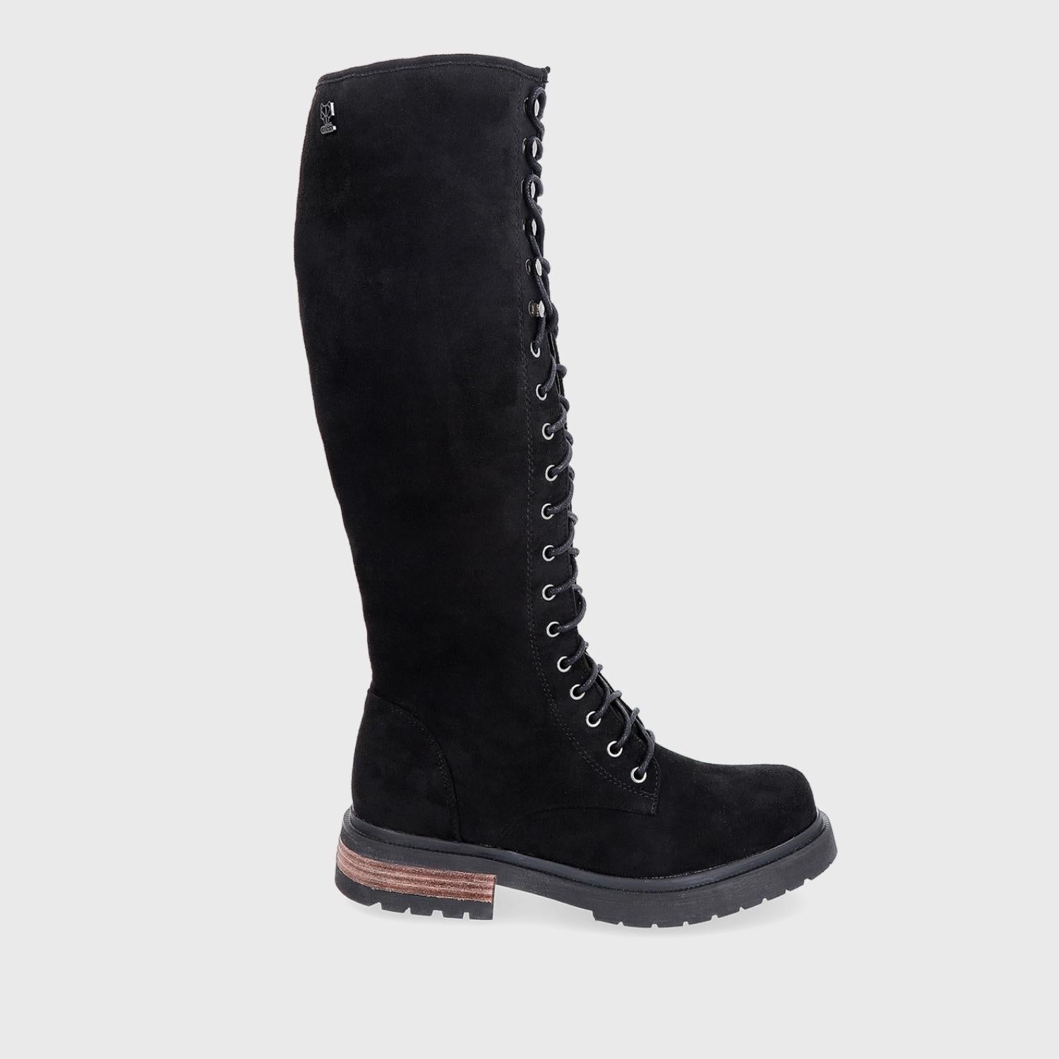 Bota Negra Mujer 25734