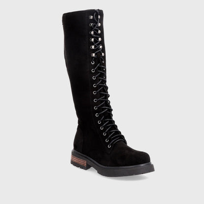 Bota Negra Mujer 25734