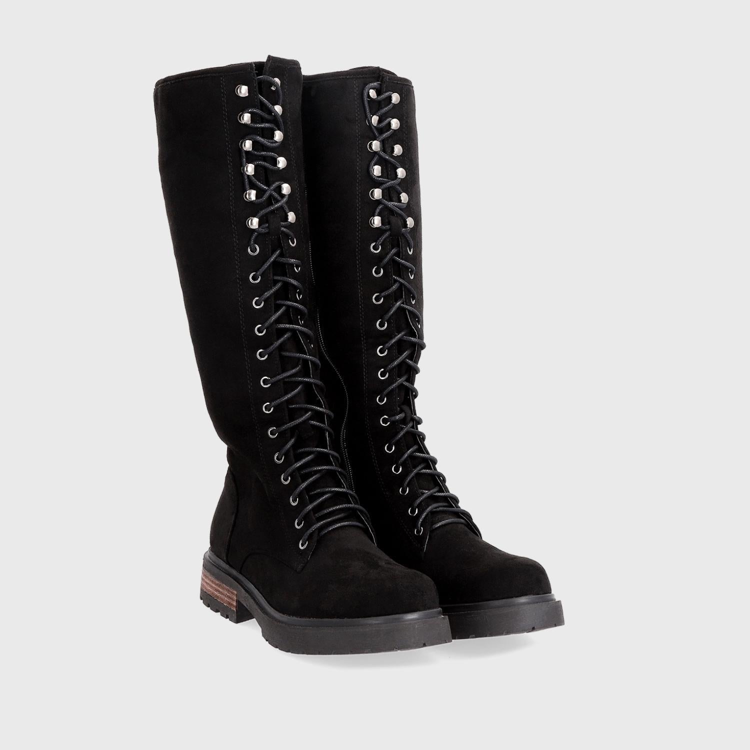 Bota Negra Mujer 25734