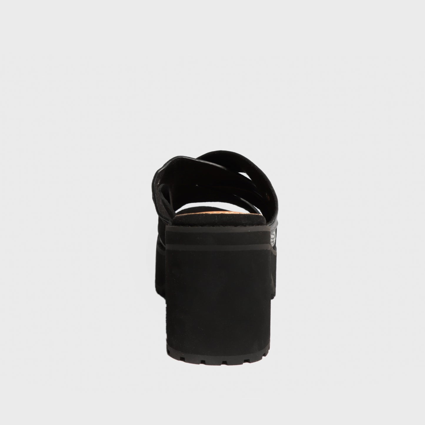 Sandalia Negra Mujer 25795
