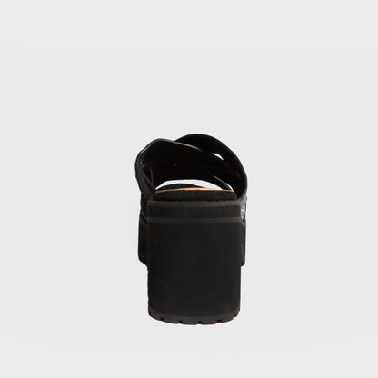 Sandalia Negra Mujer 25795