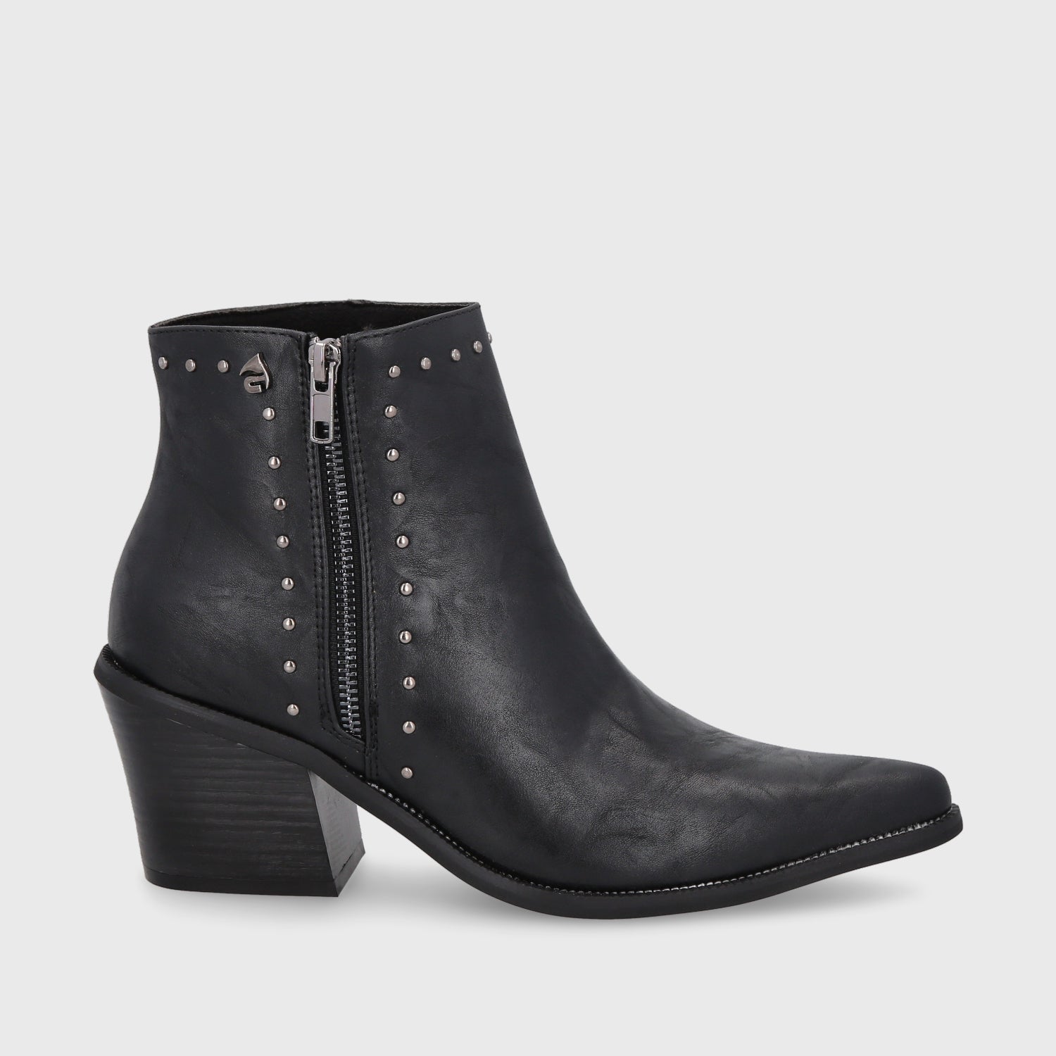Botín Taco Negro Mujer 33764