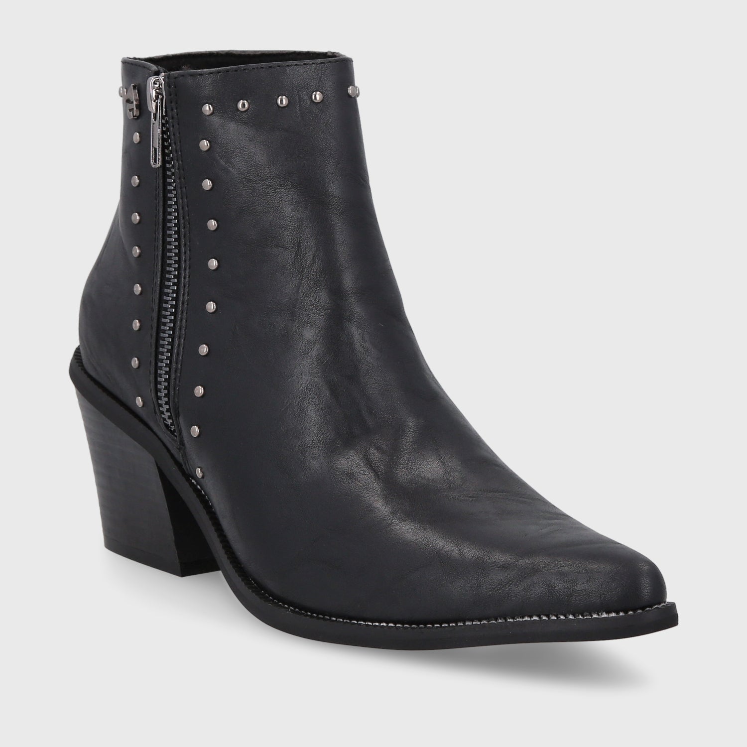 Botín Taco Negro Mujer 33764