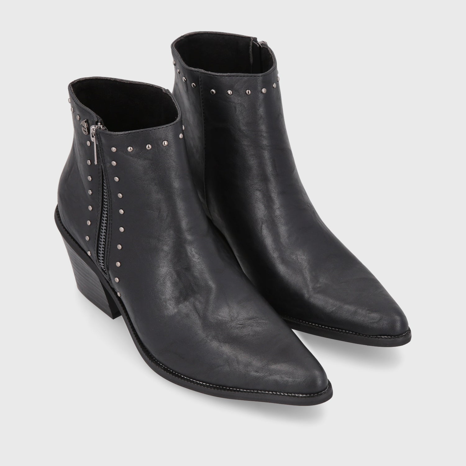 Botín Taco Negro Mujer 33764