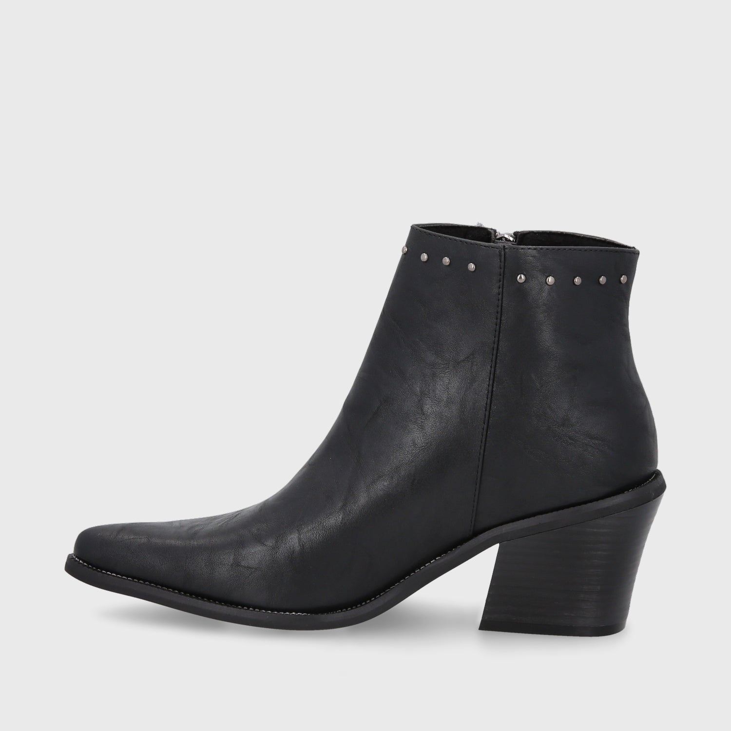 Botín Taco Negro Mujer 33764