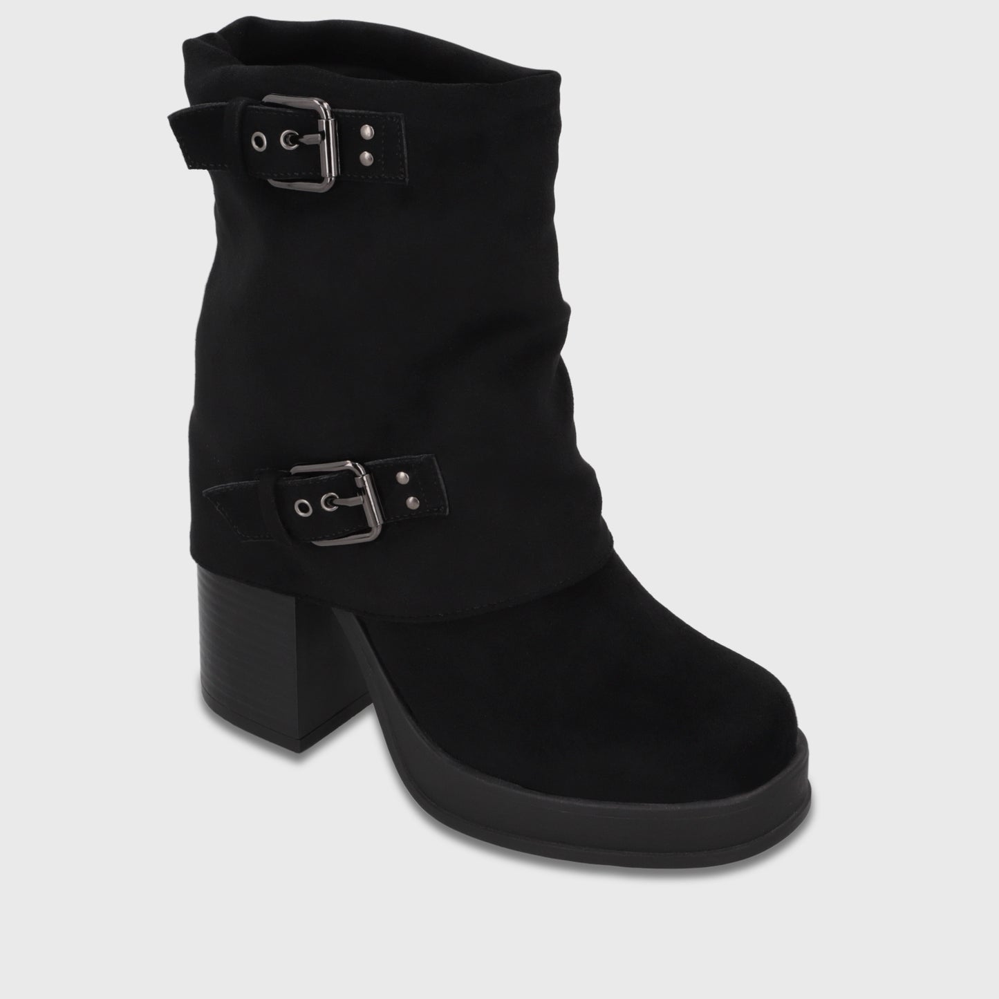 Botín Taco Negro Mujer 33786