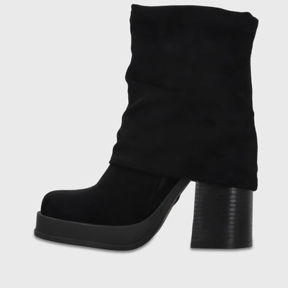 Botín Taco Negro Mujer 33786