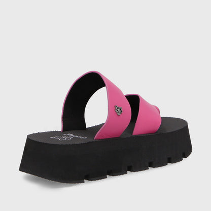 Sandalia Plataforma Fucsia Mujer 35200