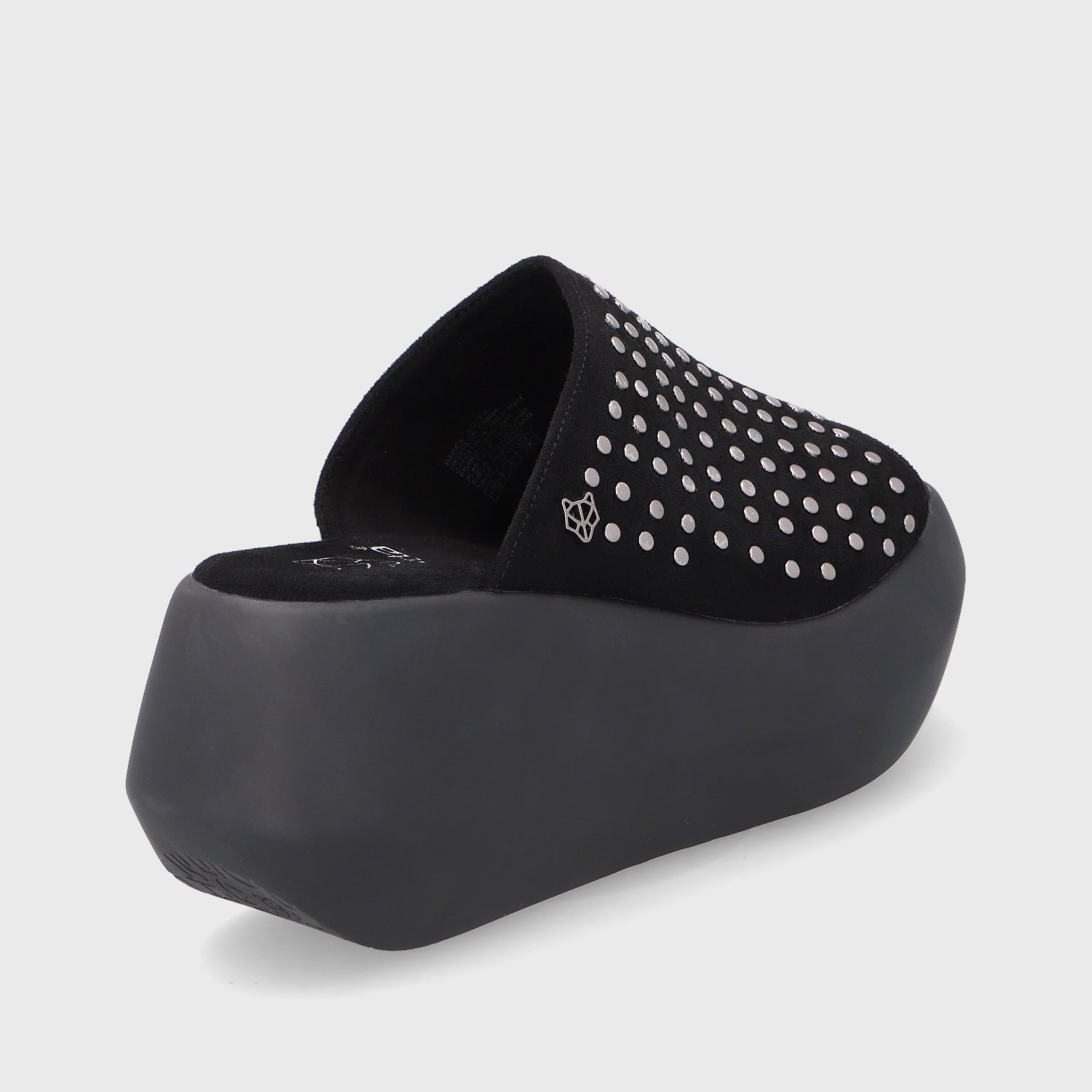 Sandalia Plataforma Negra Mujer 35231