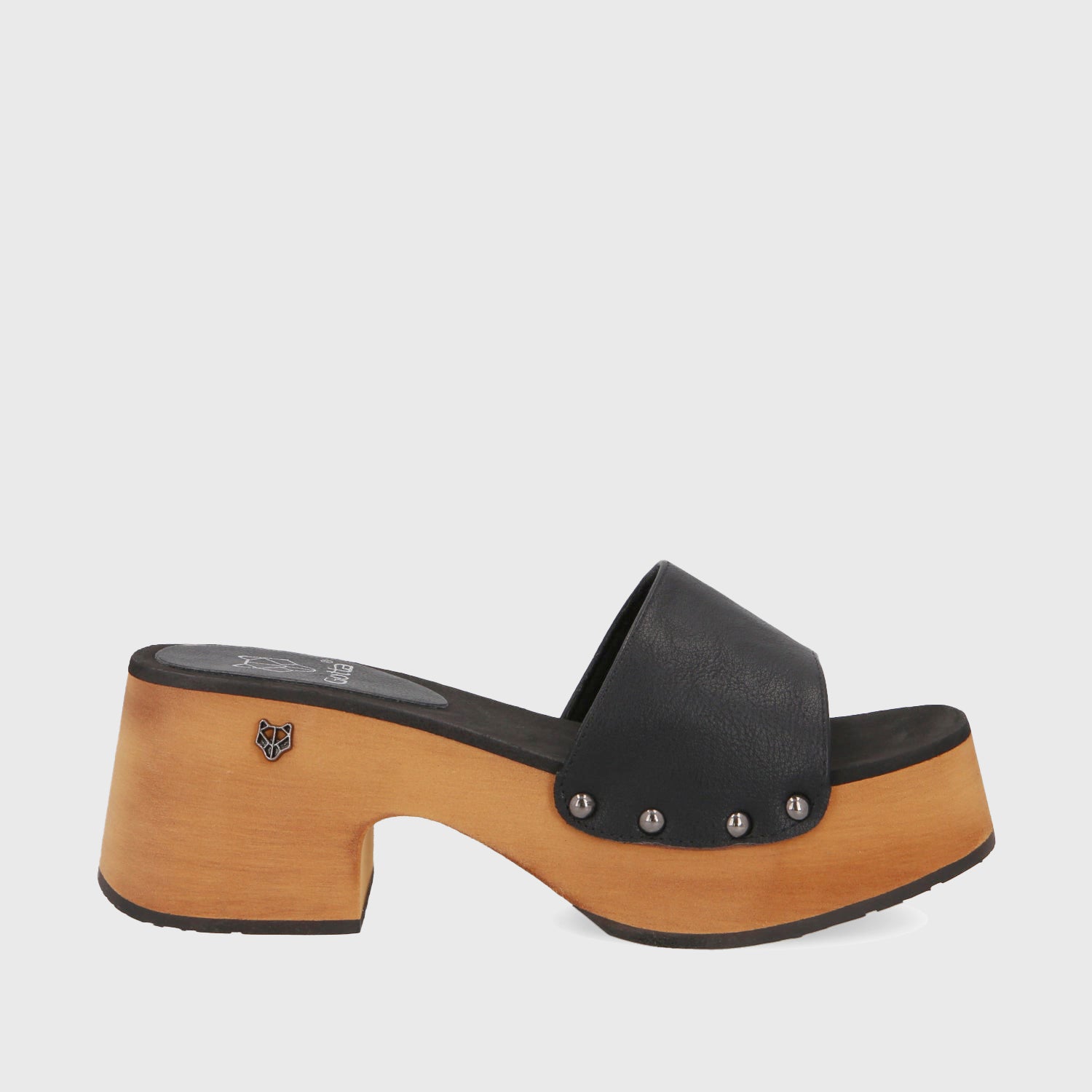 Zueco Negro Mujer 35261