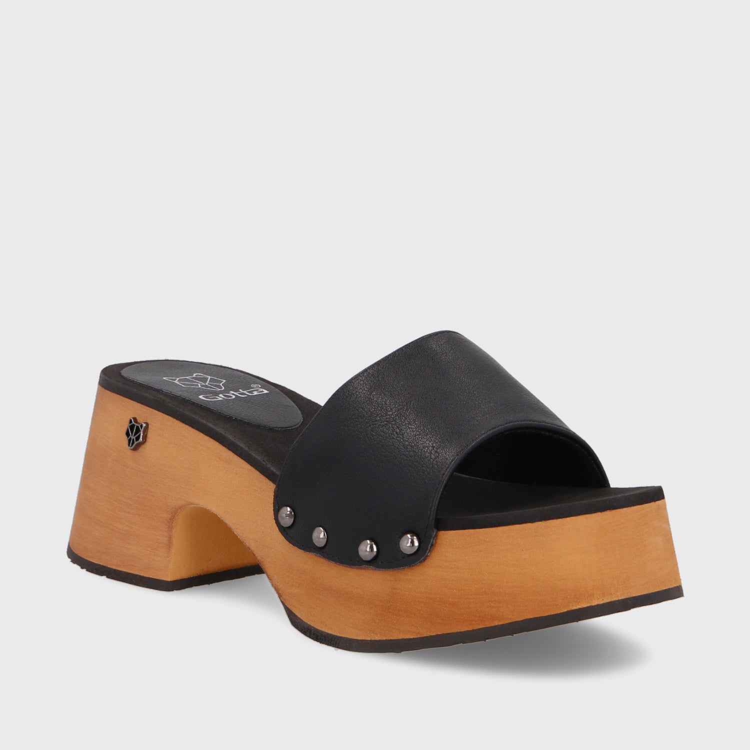Zueco Negro Mujer 35261