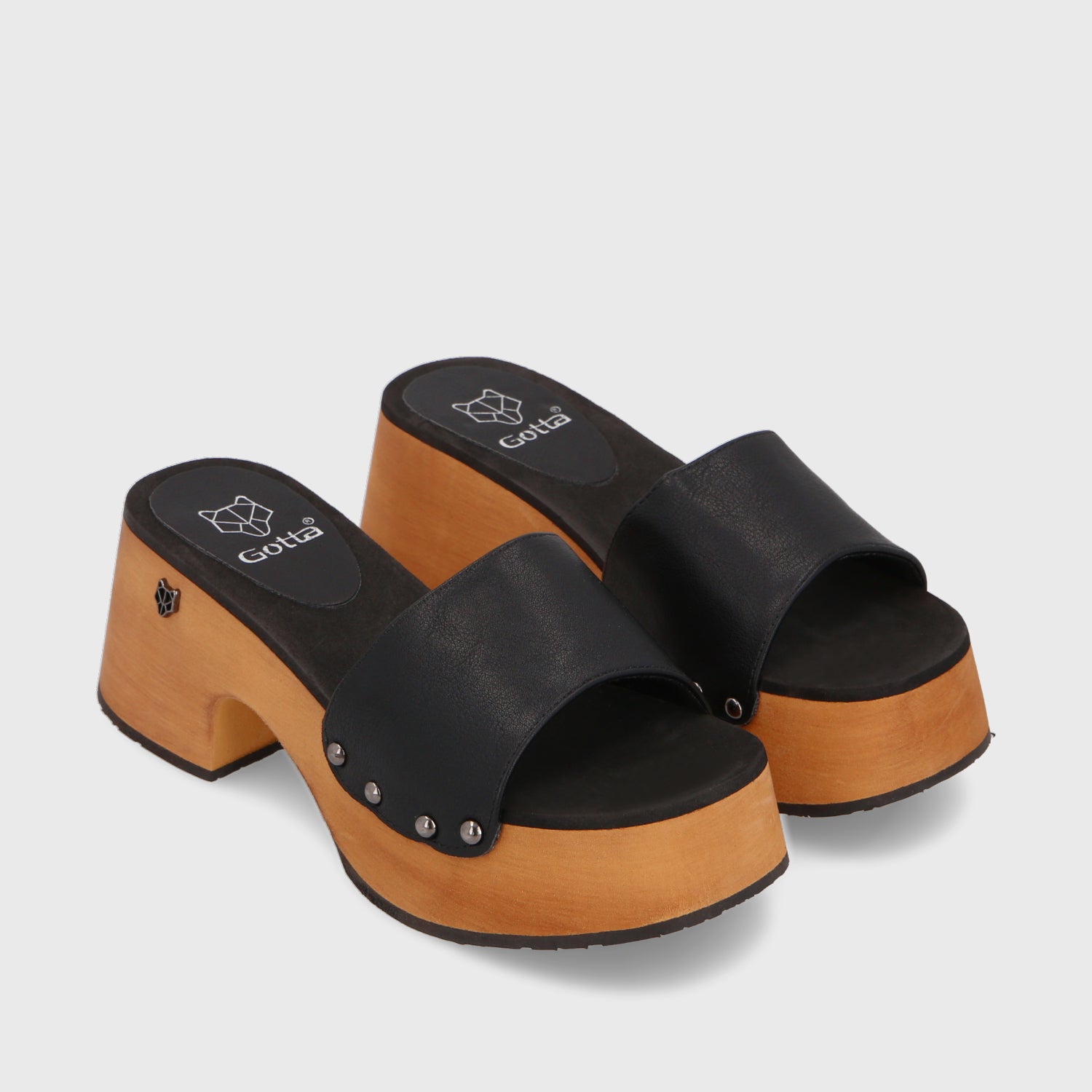 Zueco Negro Mujer 35261