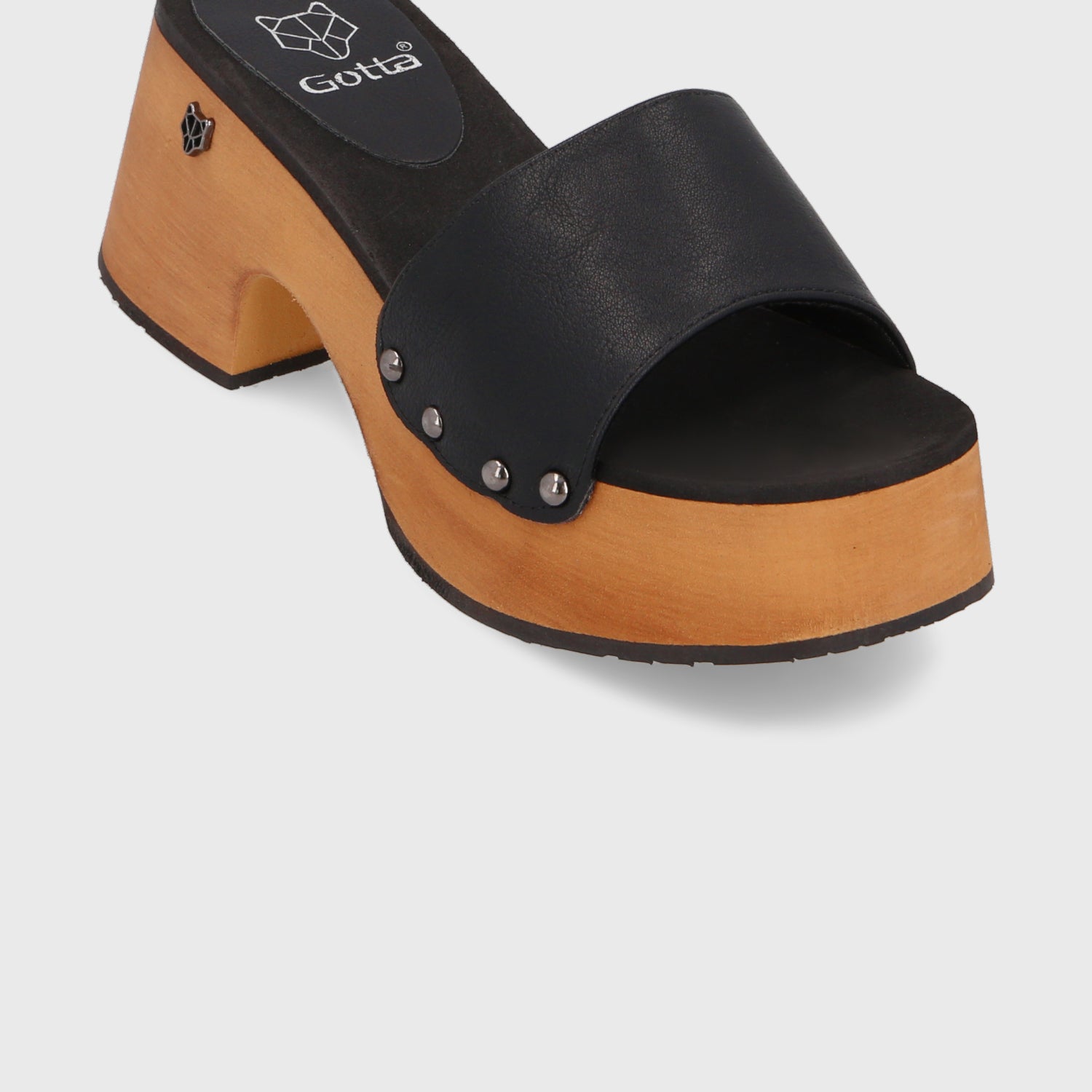 Zueco Negro Mujer 35261