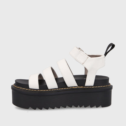 Sandalia Plataforma Blanca Mujer 35300