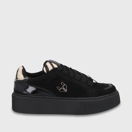 Zapatilla  Negra Mujer 43046