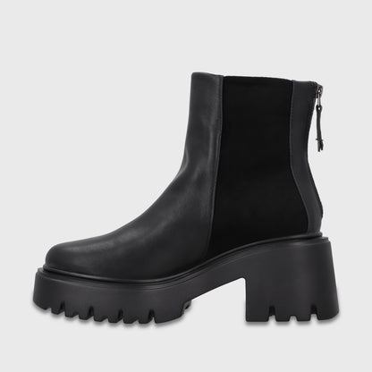 Botin Plataforma Negro Mujer 4575401