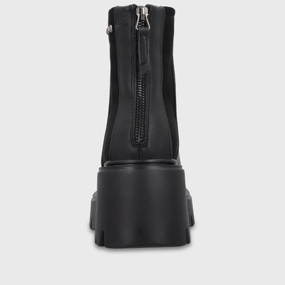 Botin Plataforma Negro Mujer 4575401