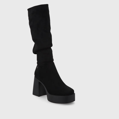 Bota Taco Negra Mujer 45773