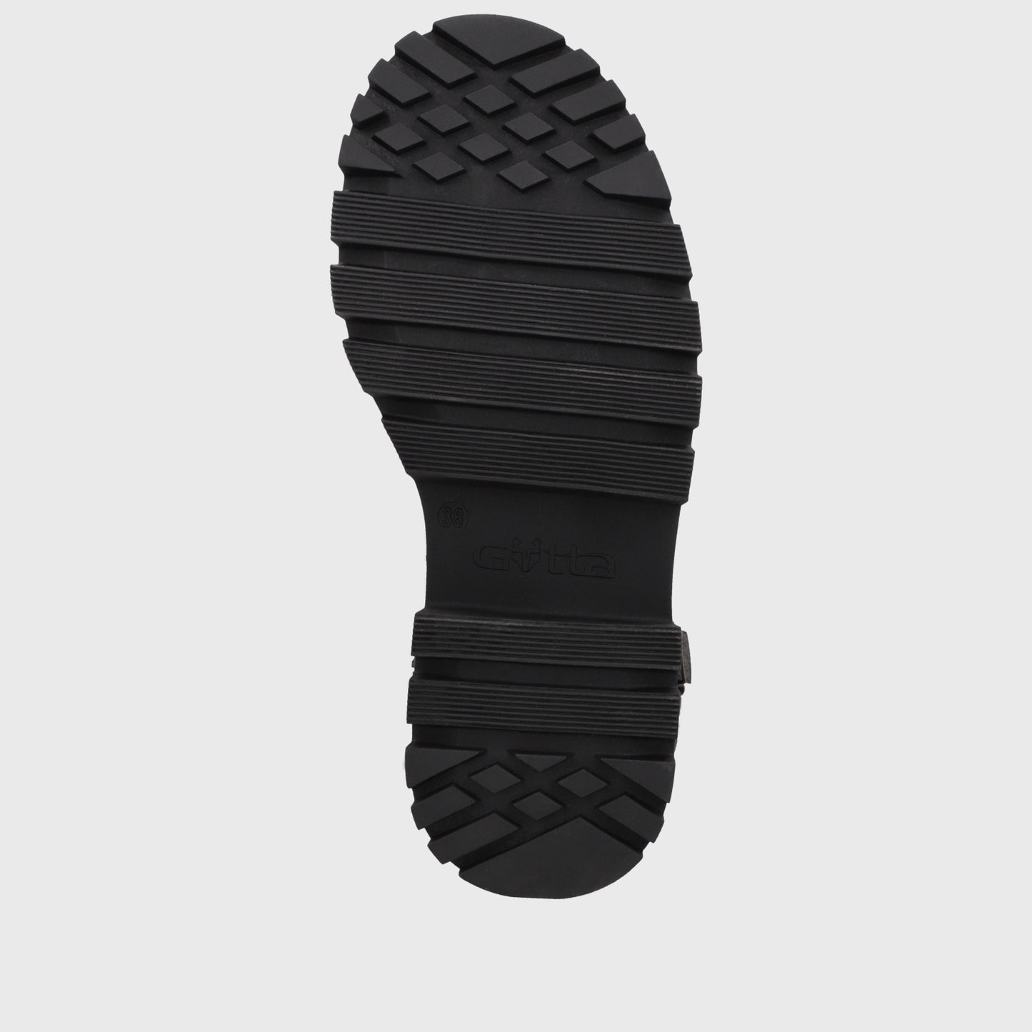 Bota Plataforma Negra Mujer 45807