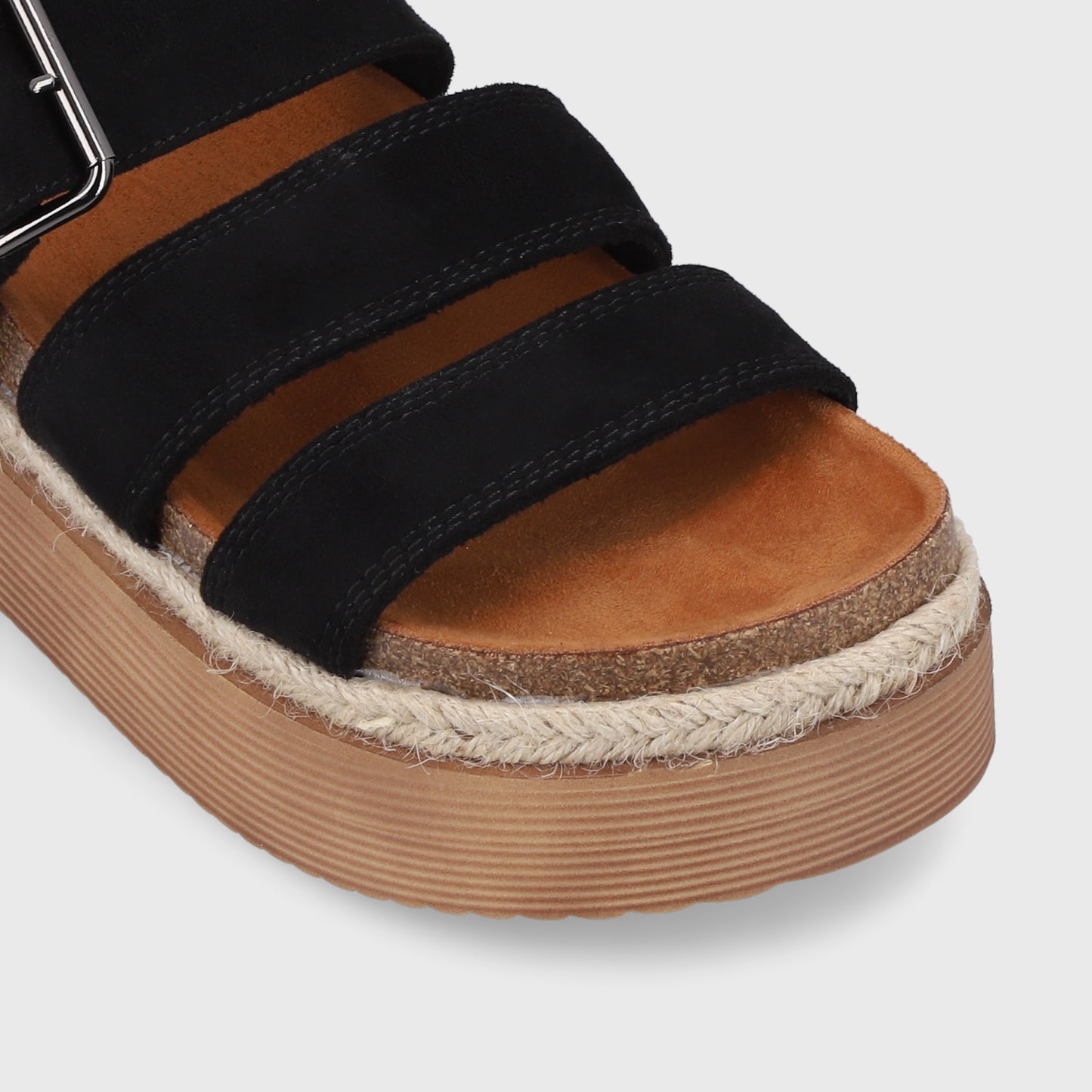 Sandalia Negra  Mujer 45862