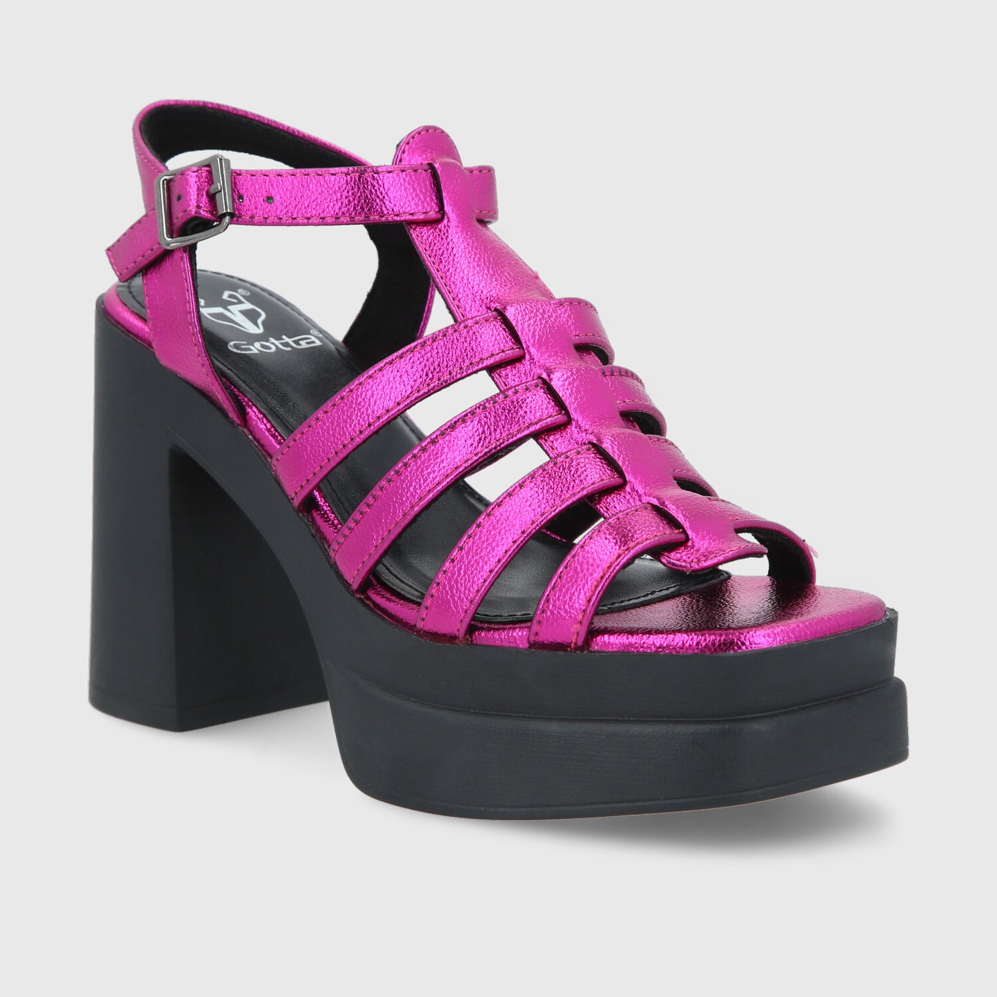 Sandalia Fucsia Mujer 45951