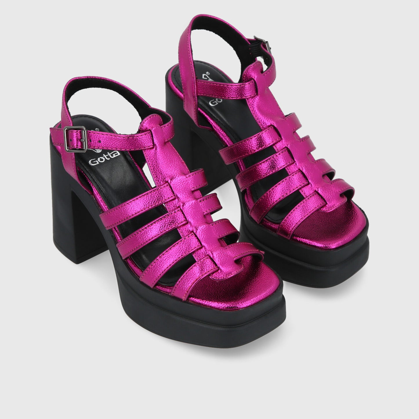 Sandalia Fucsia Mujer 45951