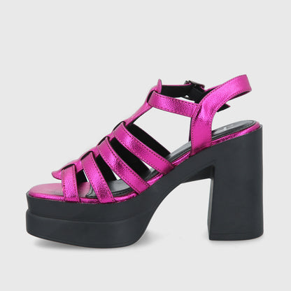 Sandalia Fucsia Mujer 45951