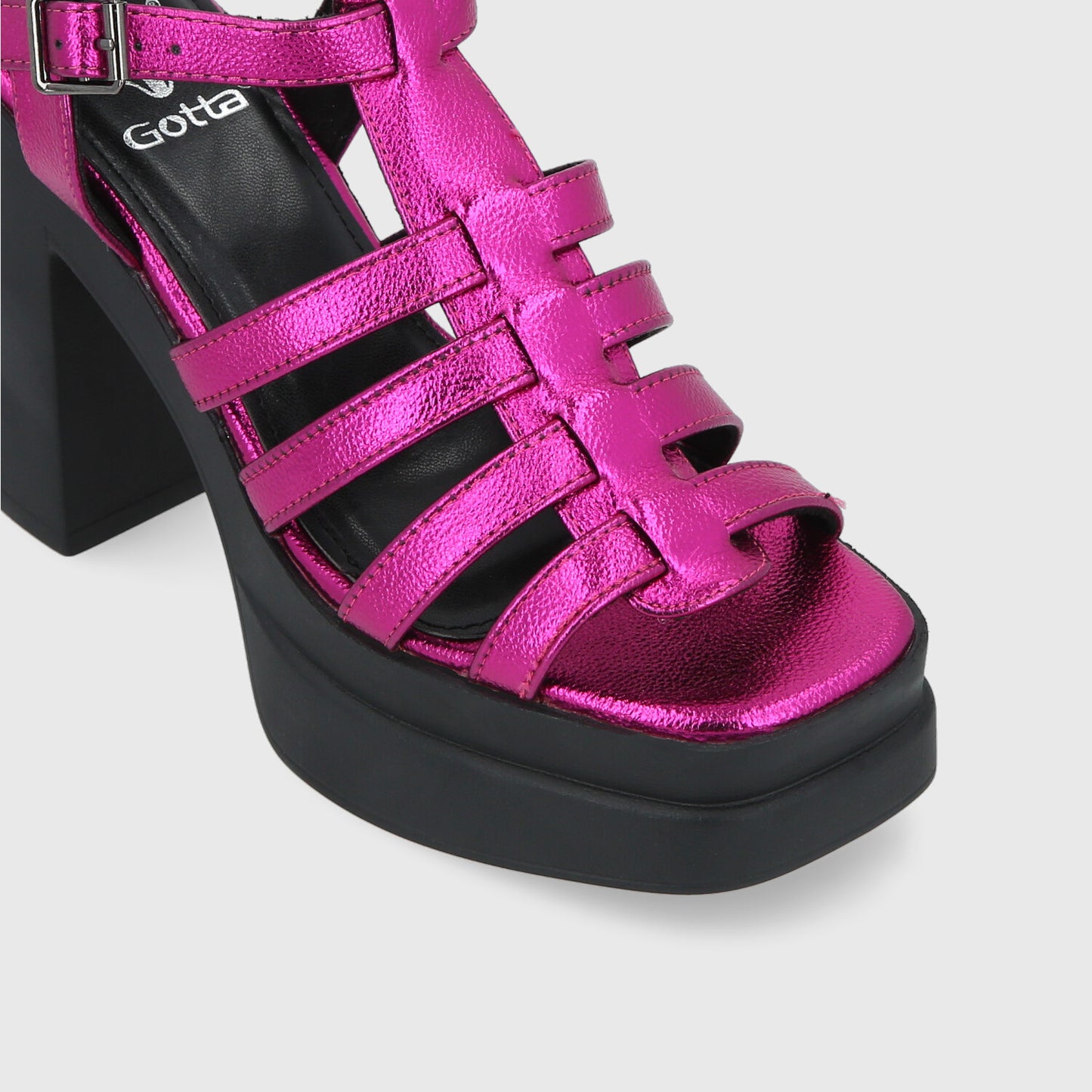 Sandalia Fucsia Mujer 45951