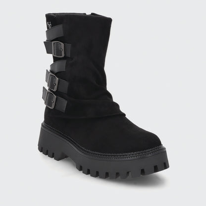 Botin Negro Mujer 46308